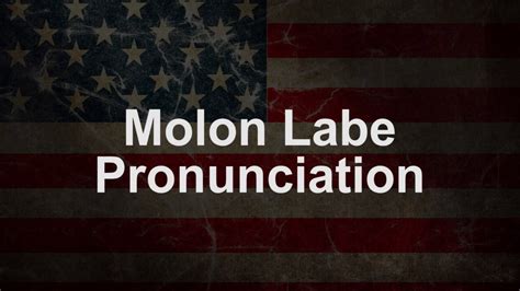 molon labe origin|molon labe pronunciation.